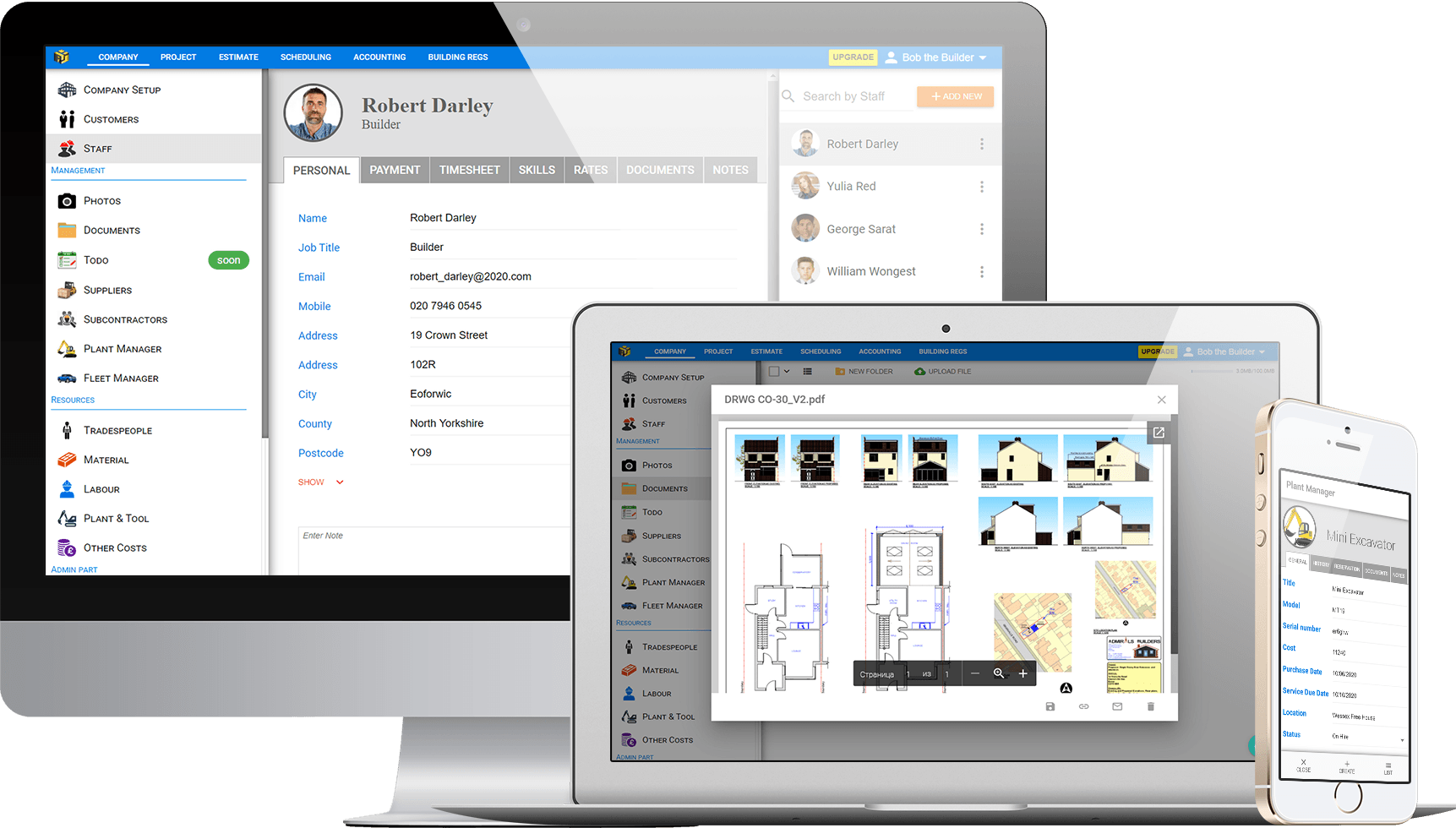 general contractor project management software